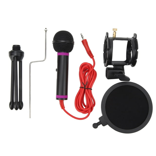 Kit de micrófono portátil de recogida de corazón de micrófono capacitivo sf555 para grabación por computadora de transmisión en vivo en streaming