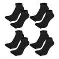 thumbnail image 1 of Calcetines de cinco dedos Unique Bargains Unisex Antideslizantes 4 Pares Negro, 1 of 1