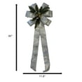 thumbnail image 2 of Noeud de Noël Holiday Time, 30 po, argent, 2 of 4