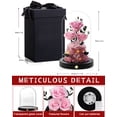 thumbnail image 4 of AGRUL Preserved Flowers Rose in Glass Dome,Roses Gifts for Mom,Valentines Day Gifts for Her, 4 of 6