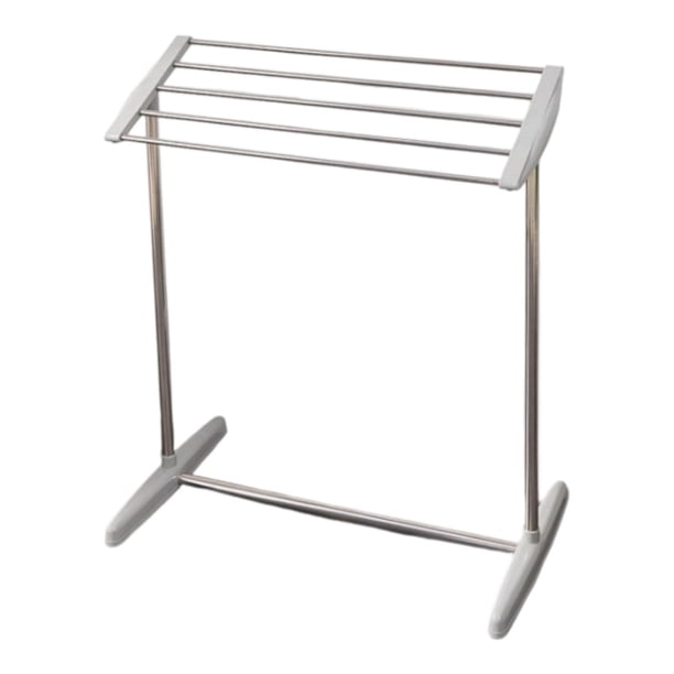 Perchero de acero inoxidable con barras para colgar, ahorra espacio, ideal para interiores y exteriores, ideal para dormitorios.