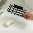 thumbnail image 4 of Mesh Soap Box, Wall-mounted, Imitation Rattan Plastic, Bathroom Kitchen Use, Draining Design, Ventilation, Prevent Mildew, Space Saving, Multifunctional Soap Holder, 4 of 6