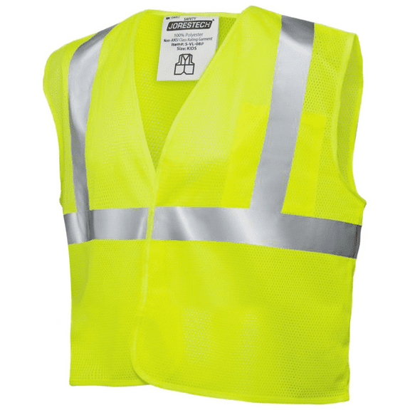 JORESTECH Hi-Vis Kids/Children Safety Vest, VL-08 (Lime)