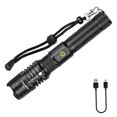 thumbnail image 1 of Linternas Súper Brillantes Para Exteriores Linterna Led Xhp50 Zoom Telescópico Linternas Multifunción Suministros De Emergencia Con 5 Modos Ip65 Resistente Al Agua Methold HA036157-00, 1 of 6