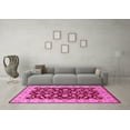 thumbnail image 3 of Ahgly Company Indoor Rectangle Oriental Pink Traditional Area Rugs, 7' x 9', 3 of 4