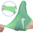 thumbnail image 4 of LAICAIW Couvre-Chaussures Imperméables, Housse de Chaussure en Silicone Réutilisable Antidérapante Durable avec Fermeture Éclair Élastique Protection contre la Pluie pour Hommes Femmes (TG (Femmes 11.5-14, Hommes 11-14), Vert), 4 of 6