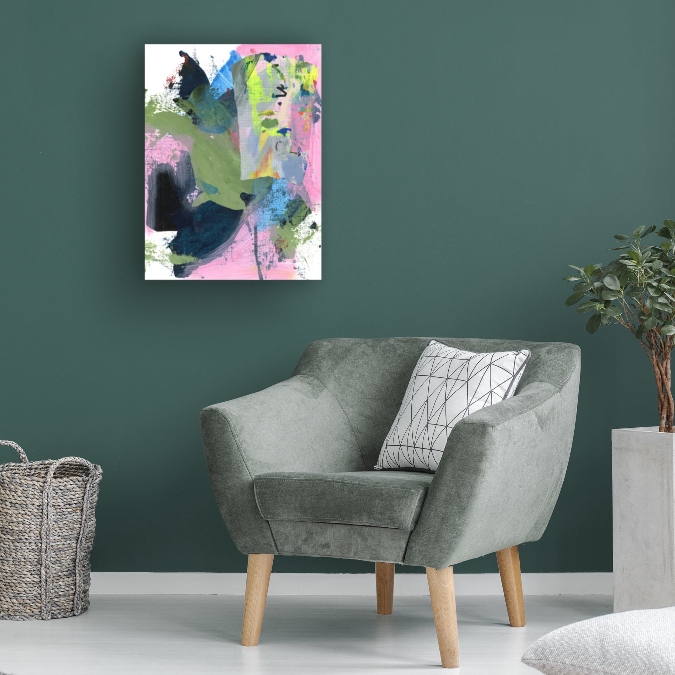 Canvas Wall Art - Jessalin Beutler 'Sketchbook Letter' Wall Art for Living Room, Bedroom, or Office Décor by Trademark Fine Art - 14 x 19 Inches