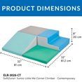thumbnail image 2 of ECR4Kids SoftZone Junior Little Me Corner Foam Climber, Mini-Sized Playset - Contemporary, 2 of 6