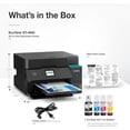 thumbnail image 2 of Epson EcoTank ET-4950 Wireless All-in-One Color Supertank Printer, 18 PPM, 2.4" Colorful Touchscreen, Auto Document Feeder - Black (Sold without manufacturer warranty), 2 of 7