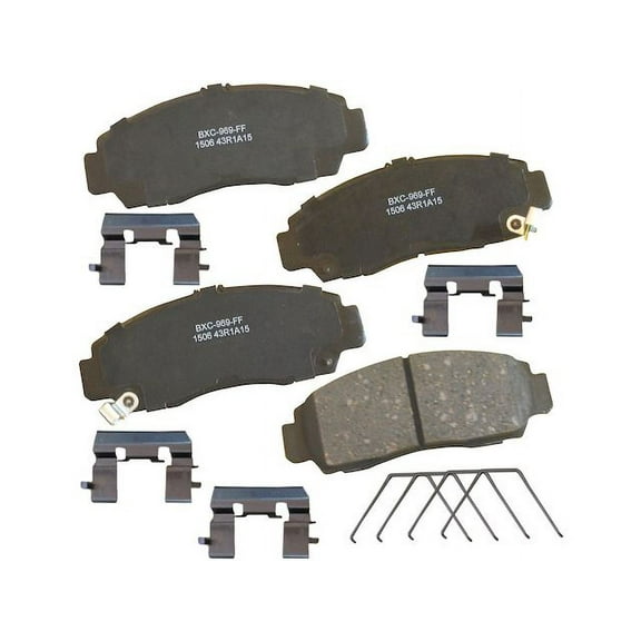 Front Brake Pad Set - Compatible with 1999 - 2008 Acura TL 3.2L V6 2000 2001 2002 2003 2004 2005 2006 2007