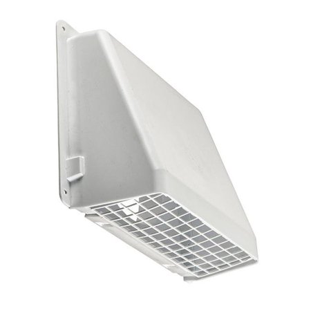 

Lambro 3510W 6 in. White Plastic Wall Vent - Pack of 18