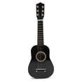 thumbnail image 3 of Guitarra acústica de 21 pulgadas, tamaño pequeño, portátil, de madera, para niños (negro), 3 of 7