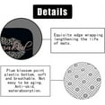 thumbnail image 6 of 4PCS/Set Jaguar Cheetah Leopard Print Shower Curtain set Cloth Polyester Bath Curtain Waterproof Bathtub Curtains, Bathroom Rugs Bath Mat Toilet Rug, Panthera Skin Decor 72x72",+Hooks, Grey, 6 of 7