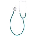 thumbnail image 2 of McKesson Stethoscope, Double-Sided Chestpiece - 22 in Tube, Teal Blue, 1 Ct, 2 of 4