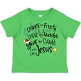 thumbnail image 3 of Inktastic Dance Like Frosty, Shine Like Rudolph, Give Like Santa Boys or Girls Toddler T-Shirt, 3 of 5