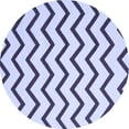 thumbnail image 1 of Ahgly Company Indoor Round Abstract Blue Contemporary Area Rugs, 6' Round, 1 of 4