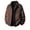 Q-48 Coffee, variant on Coffee Mens Vintage Renaissance Peasant Ethnic Plain Steampunk Jacket Outfits for Man Long Sleeve High Neck Faux Pleather Lounge Winter Fall Coats Zip Up 2026 L