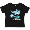 thumbnail image 3 of Inktastic My Great Aunt Loves Me with Cute Sharks Boys or Girls Baby T-Shirt, 3 of 5