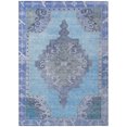 thumbnail image 2 of Addison Rugs Chantille Indoor/Outdoor Traditional Global Blue Machine Washable Rectangle Rug, 3' x 5', 2 of 7