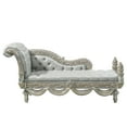 thumbnail image 4 of ACME Sandoval Bench, Beige Synthetic Leather & Champagne Finish, 4 of 5