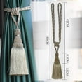 thumbnail image 5 of BEL AVENIR 2Pack Tassel Curtain Tie Rope Decoration Silver(Mix Beige), 5 of 6