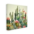 thumbnail image 4 of Stupell Industries Prickly Cactus Blooms Botanical & Floral Painting Gallery Wrapped Canvas Art Print Wall Art, 36 x 36, 4 of 8