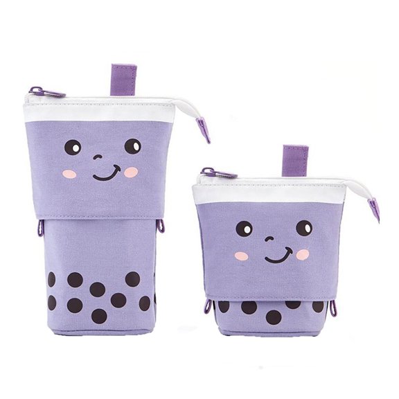 Organizing and Storing - Creative Retractable Pencil Case Stationery Storage Bag Cute Pen Bags Storage Trunks & Bag