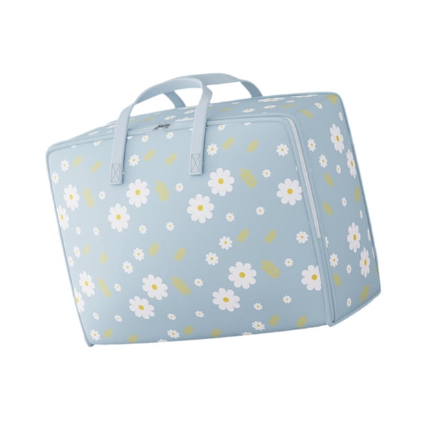 Bolsas de almacenamiento de ropa, bolsas de embalaje, bolsas resistentes con asas reforzadas para mudanzas. azul l