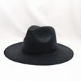 thumbnail image 4 of Happy Date Panama Hat Men Fedora Hats for Men Womens Straw Hat Summer Hat Straw Fedora Hats for Men Panama Hats for Women, 4 of 5