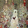 thumbnail image 3 of CafePress - Garden Path With Chickens By Klimt T Shirt - Men's Classic Graphic Cotton T-Shirt, 3 of 4