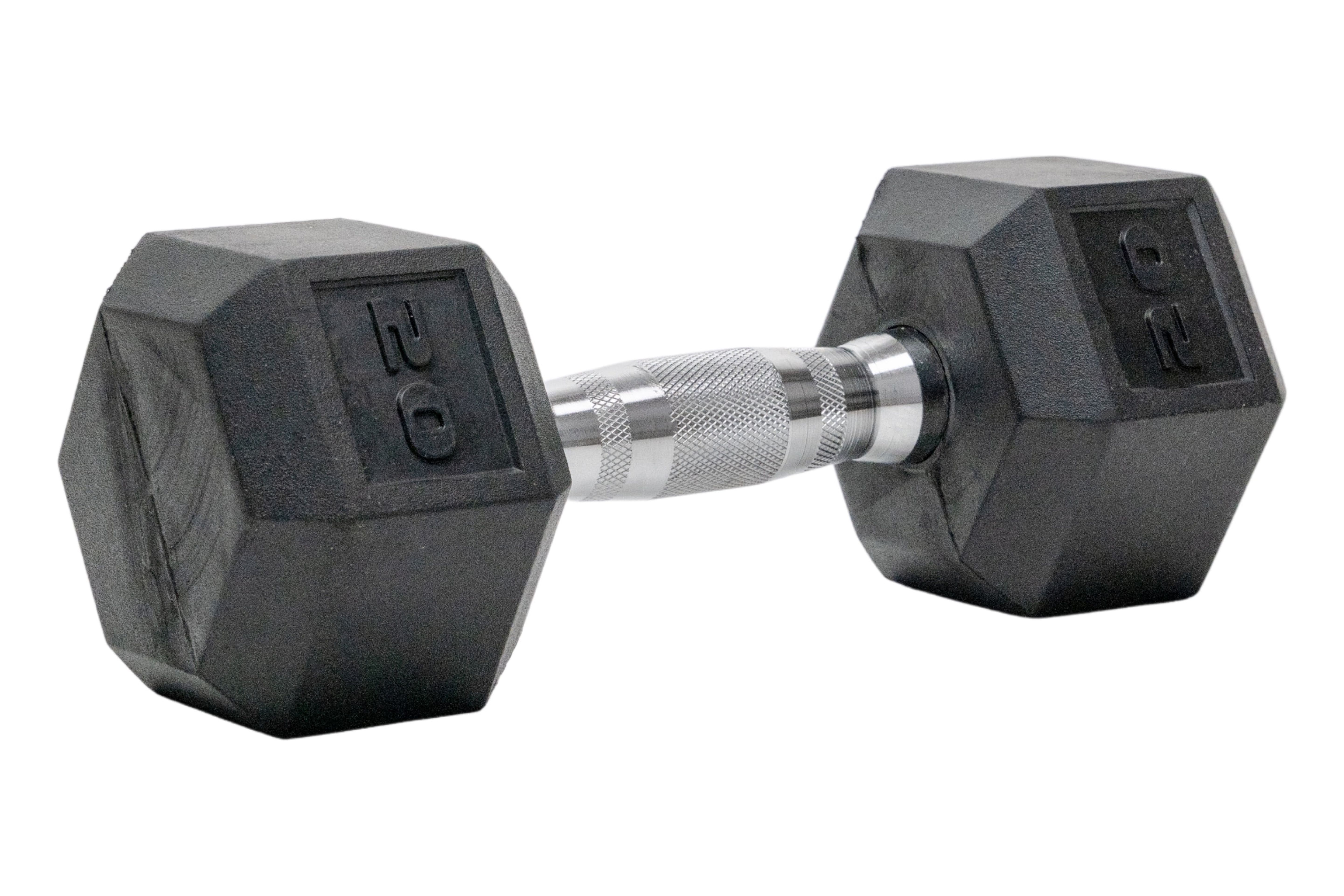 Tru Grit Fitness 20 lb Rubber Hex Dumbbell, Single - image 2 of 9