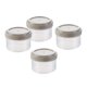 thumbnail image 3 of Botellas pequeñas Colamx Contenedor de almacenamiento de alimentos 4 Uds Redondo Gris, 3 of 8