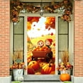 thumbnail image 4 of Thanksgiving Door Cover 2025 Turkey Pattern Polyester Cloth Easy Install Indoor Outdoor Use Festival Party Hanging Vertical Flag Decoration, 4 of 7