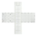 thumbnail image 3 of Quilting Ruler, With Grid Lines Drafting Ruler, Transparent Quilting Measurement Seam Allowance For Drawing, 3 of 8
