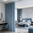 Window Screen Color Choices SNITIE Multi-Purpose Velvet Privacy Curtain 1 Panel, 16 Metal Grommets ...
