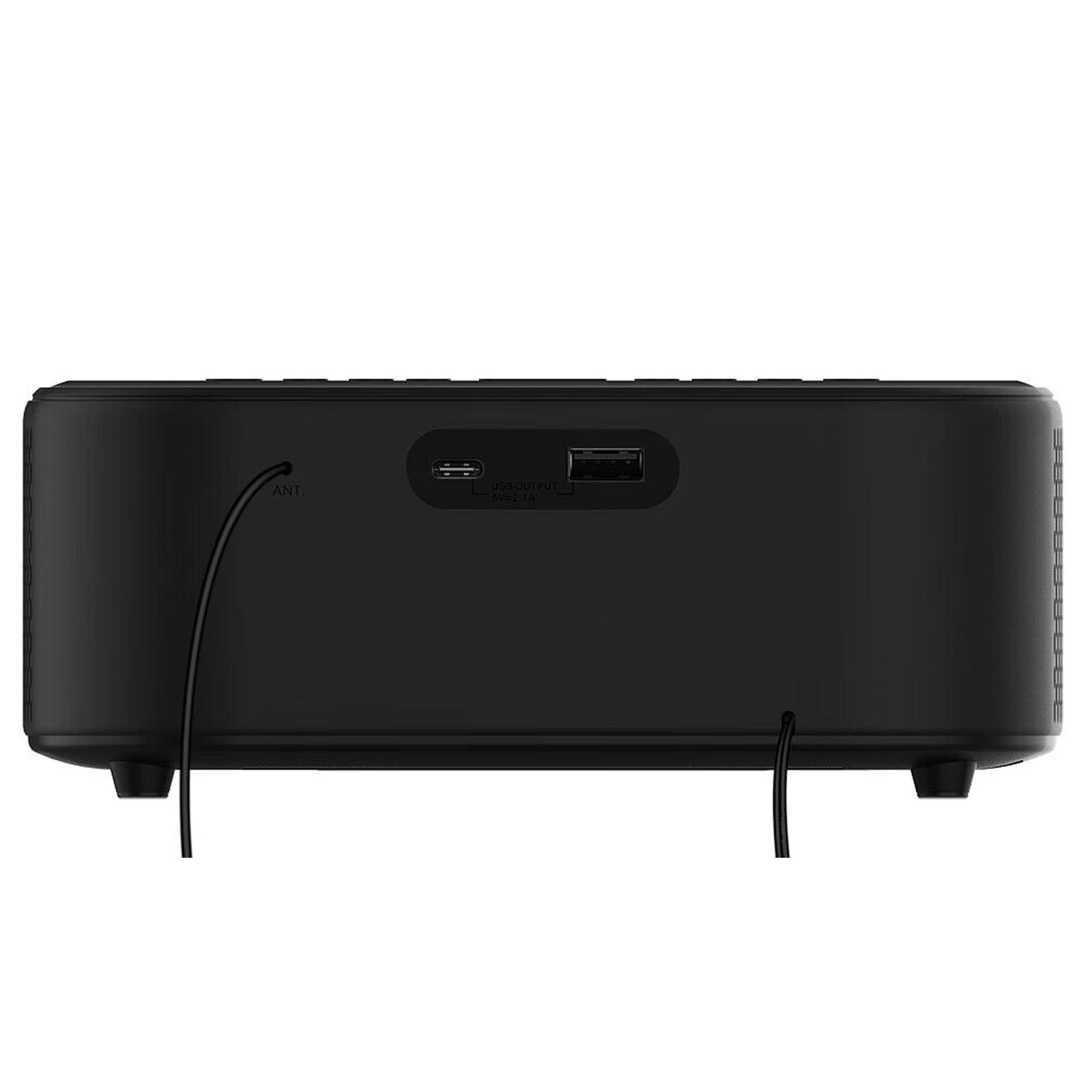 Emerson SmartSet Dual Alarm AM/FM Clock Radio, Bluetooth Speaker, Type C USB Port and 7 Color LED Pulse to Music Lights, CKS8888