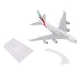 thumbnail image 4 of Modelo de avión 380 de aleación fundida a presión, adorno de avión, juguete para niños, colección de mesa., 4 of 14