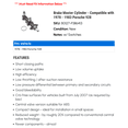 thumbnail image 2 of Brake Master Cylinder - Compatible with 1978 - 1983 Porsche 928 1979 1980 1981 1982, 2 of 2