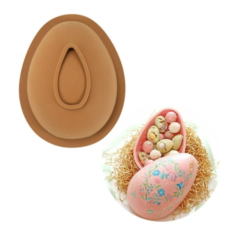 

Easter Egg Silicone Chocolate Mould with Flexible Silicone Material Stencil for Home Kitchen Bakery Supplies A