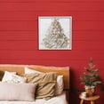 thumbnail image 2 of Stupell Industries Rustic Holiday Seashell Tree White Framed Giclee Art, design by Sasha, 17 x 17, 2 of 8