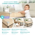 thumbnail image 5 of Regalo Corner Cushion for Child Safety - Grey - 4 Pack, 5 of 9