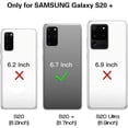 thumbnail image 2 of for Samsung Galaxy S20 Plus Case with Slide Camera Cover and Flexible TPU Screen Protector[2 Pack], 360° Rotation Ring Kickstand [Military Grade] Case for Galaxy S20 Plus 5G (Blue), 2 of 13