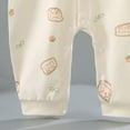 thumbnail image 6 of CAUYDY Preemie Girls Clothes Baby Sleepers 0-3M 6-9M 12-18M Newborn Long Sleeve Bodysuit Fall Winter Infant Girl Pajamas Toddler Jumpsuit Sizes 3-6 Months,Orange, 6 of 8