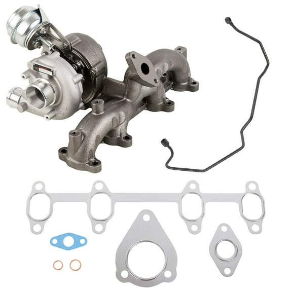 Stigan Turbo w/ Turbocharger Gaskets & Oil Feed Line For VW Golf Jetta Beetle TDI ALH 1999 2000 2001 2002 2003 2004