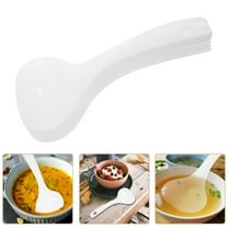 6Pcs Reusable Plastic Soup Ladle Large Food Ladle Porridge Ladle for Restaurant Canteen