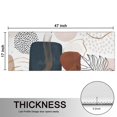 thumbnail image 5 of Kitchen Rugs Sets Of 2,Blue Boho Abstract and Plant Pattern Anti Fatigue Kitchen Mat Rugs Non Slip Washable,Decorative Kitchen Floor Mats for Kitchen,Sink,Laundry,17"X47", 5 of 5