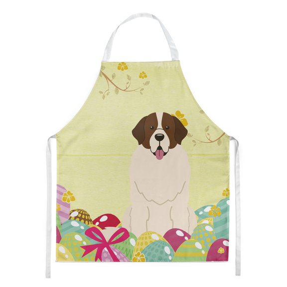 Carolines Treasures BB6027APRON Easter Eggs Moscow Watchdog Apron Large multicolor