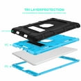 thumbnail image 4 of iPad 2 Case, iPad 3 Case, iPad 4 Case, Dteck Shockproof Stand Kids Case Protective Cover, Black / Blue, 4 of 6