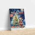 thumbnail image 3 of Merry Christmas and Happy New Year Santa Australian Cattle Dog Holiday Xmas Winter 2025 Vertical Matte Canvas Poster Heeler Lover Gifts Wall Art Home Decor - 00024, 3 of 5