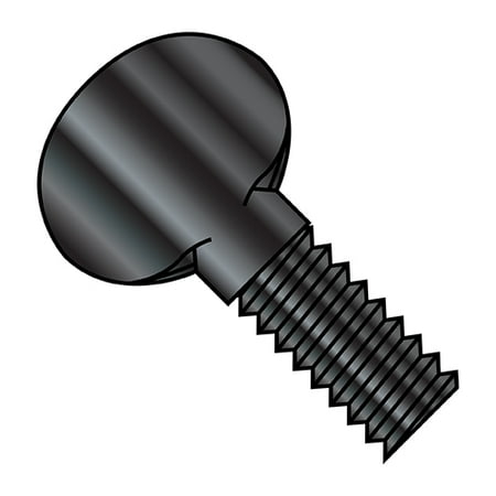 

1/4-20X3/4 Thumb Screw Fully Thread Black Oxide (Pack Qty 800) BC-1412TB